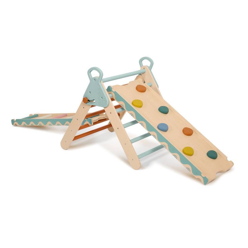 slide 1 of 12, B. toys Wooden Pikler Triangle Climber Set - Wonder Climber, 1 ct