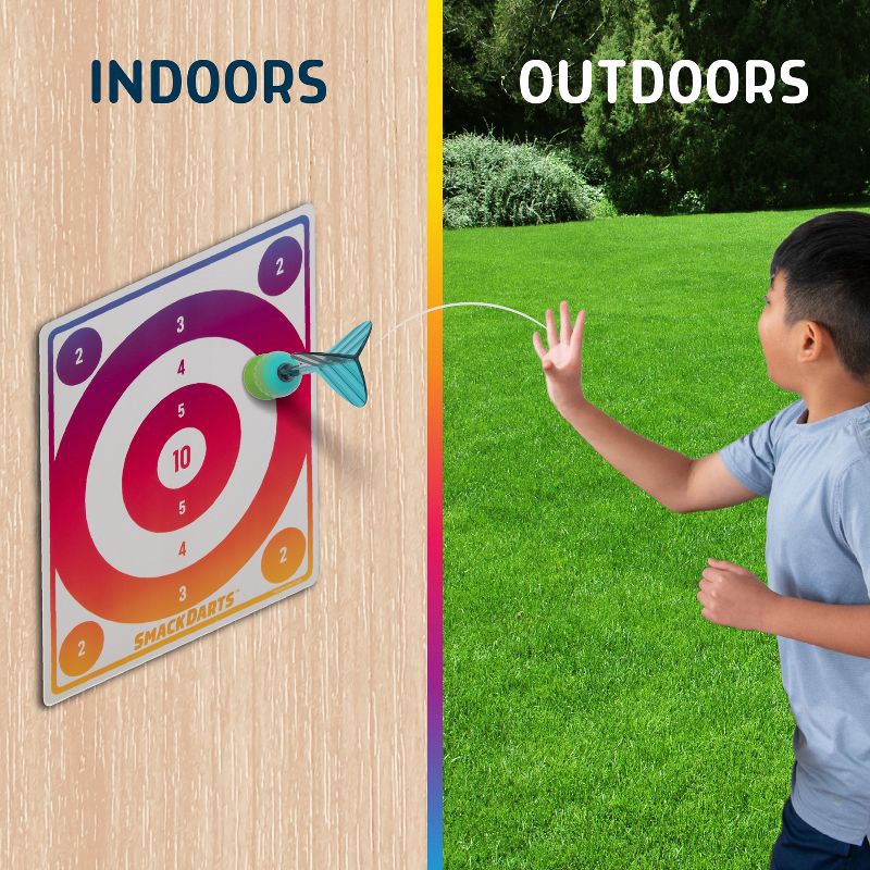 slide 5 of 6, Chuckle & Roar Suction (Smack) Dartboards - 6pk, 6 ct