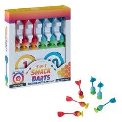 Chuckle & Roar Suction (Smack) Dartboards - 6pk