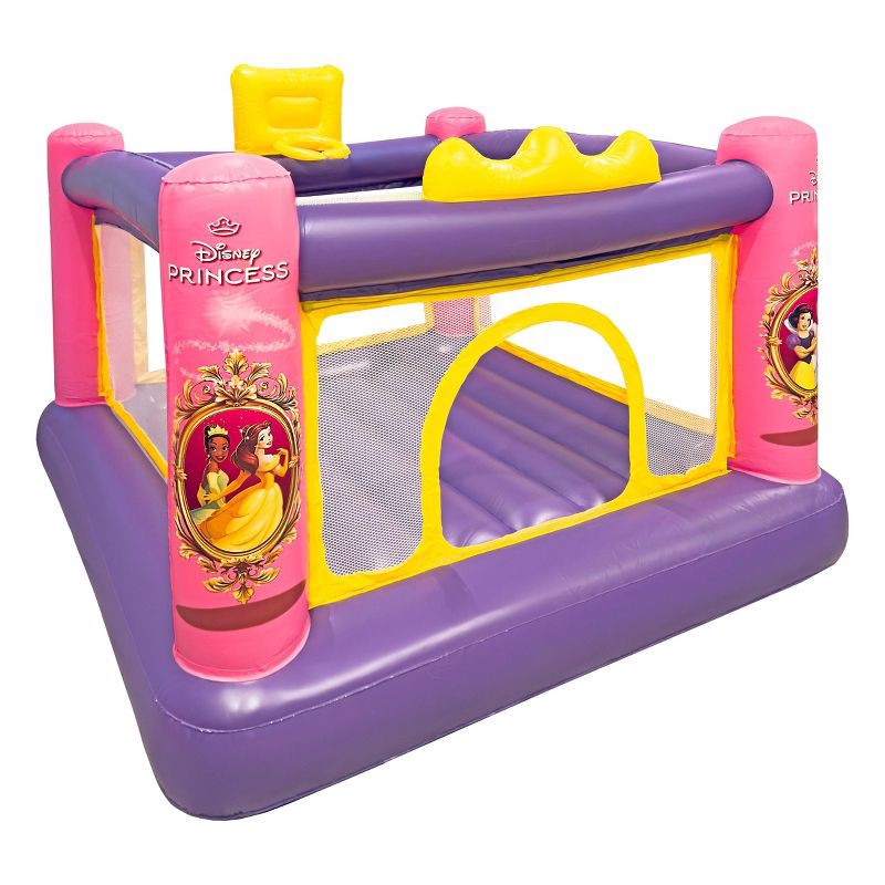 slide 3 of 9, Funormous Disney Princess Bounce House with Built in Air Pump, 1 ct
