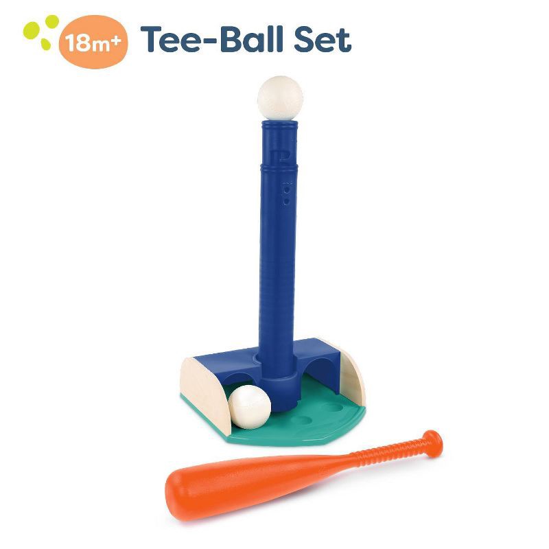 slide 6 of 12, B. toys Tee-Ball Sport Ball Set - 5pc, 5 ct