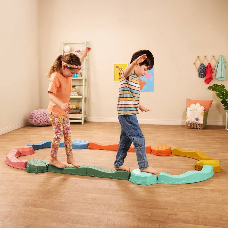 slide 2 of 15, B. toys Balance Beams – Balance & Groove Set Balance Board with Music & Lights, 1 ct