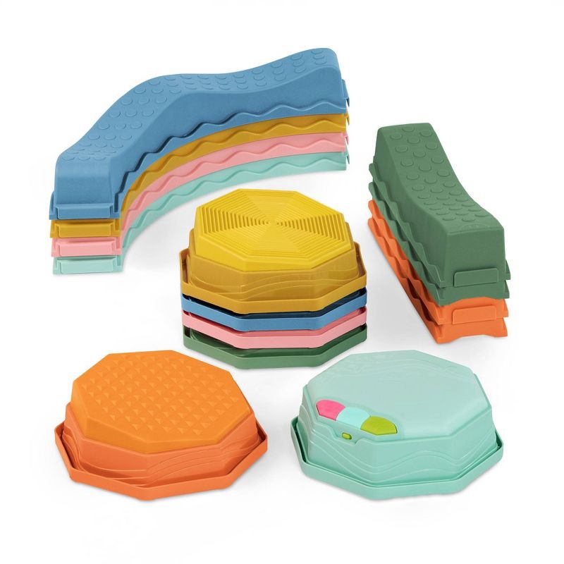 slide 12 of 15, B. toys Balance Beams – Balance & Groove Set Balance Board with Music & Lights, 1 ct