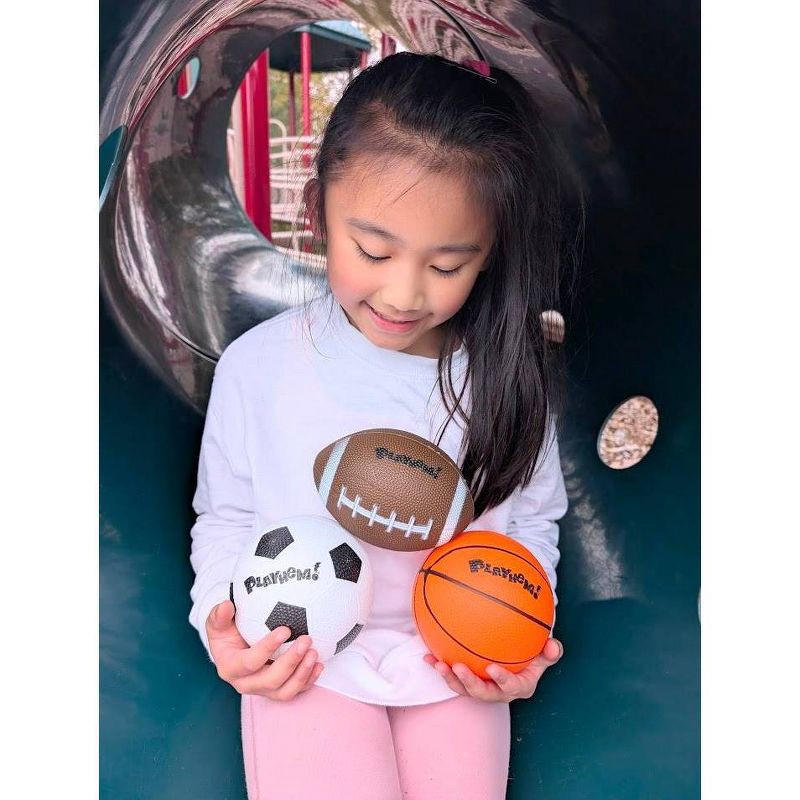 slide 8 of 8, Playhem 5" Mini Sports Play Hand Balls 3pk, 3 ct