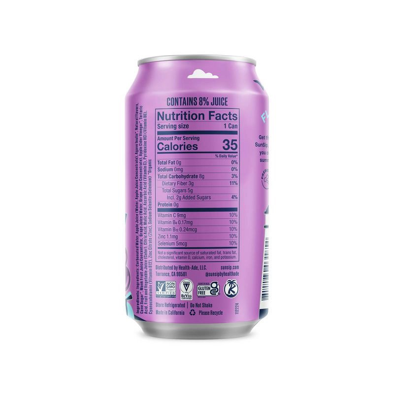 slide 2 of 5, Health-Ade SunSip Grape Soda - 11.5 fl oz, 11.5 fl oz