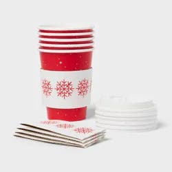 5ct Christmas Snowflake Beverage Cup - Spritz™
