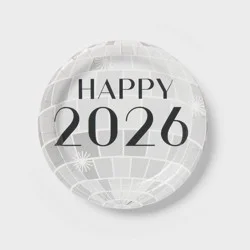 20ct New Year's Eve Disco Snack Plates - Spritz™