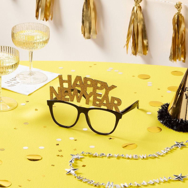 slide 2 of 4, New Year's Eve 'Happy New Year' Glasses - Spritz™, 1 ct