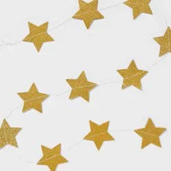 New Year's Eve Gold Stars Paper Garland - Spritz™