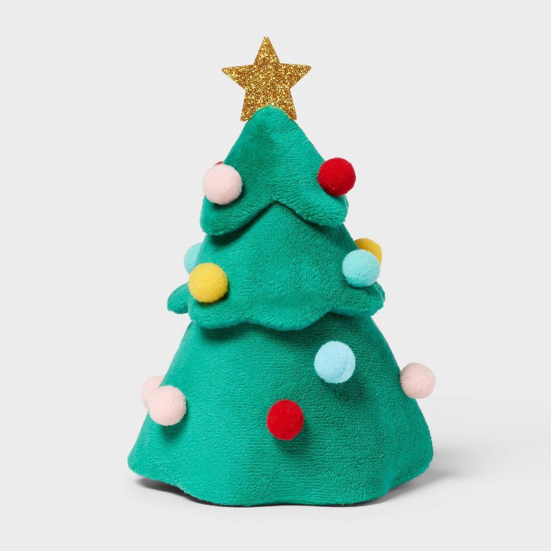 slide 1 of 3, Christmas Tree Plush Décor - Spritz™, 1 ct