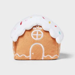 Christmas Gingerbread House Plush Décor - Spritz™