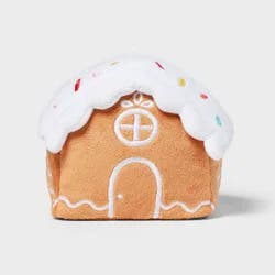 Christmas Gingerbread House Plush Décor - Spritz™