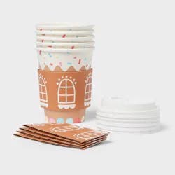 5ct Christmas Gingerbread House Beverage Cup - Spritz™