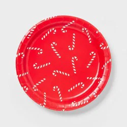20ct Christmas Candy Cane Dinner Plates - Spritz™