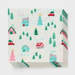 30ct Christmas Winter Village Lunch Napkins - Spritz™