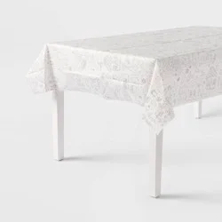 Christmas Color Your Own Winter Village Table Cover - Spritz™