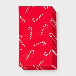 30ct Christmas Candy Cane Guest Paper Towel - Spritz™
