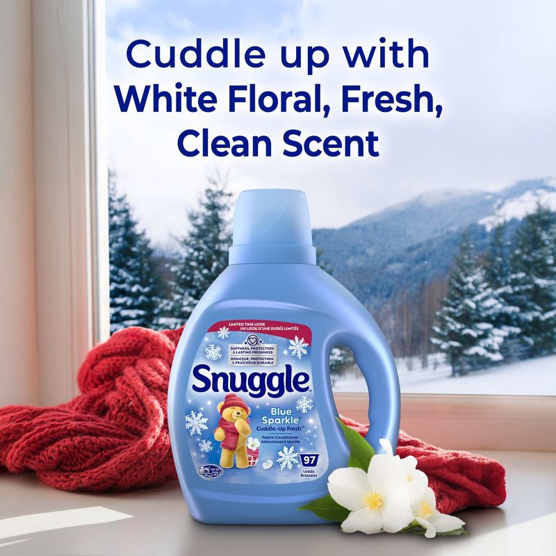 slide 4 of 9, Snuggle Fabric Softener - Blue Sparkle - 66 fl oz, 66 fl oz