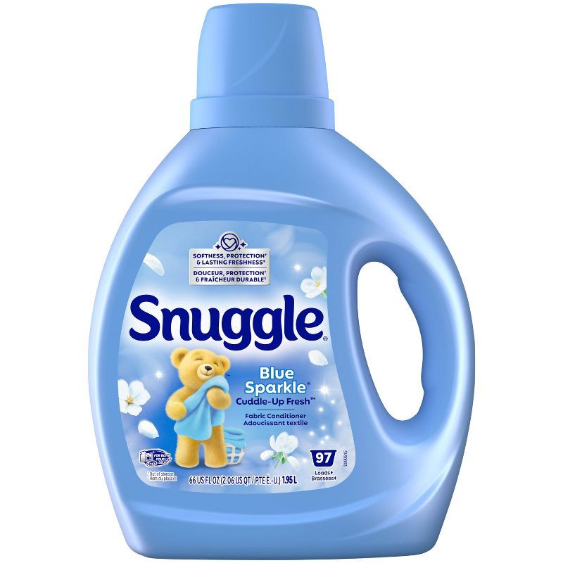 slide 1 of 9, Snuggle Fabric Softener - Blue Sparkle - 66 fl oz, 66 fl oz
