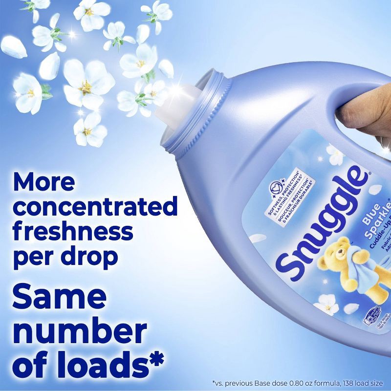 slide 2 of 9, Snuggle Fabric Softener - Blue Sparkle - 93.8 fl oz, 93.8 fl oz