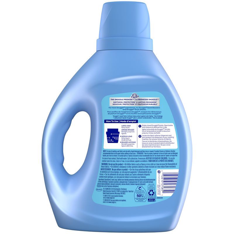 slide 5 of 9, Snuggle Fabric Softener - Blue Sparkle - 93.8 fl oz, 93.8 fl oz