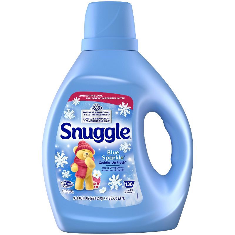 slide 1 of 9, Snuggle Fabric Softener - Blue Sparkle - 93.8 fl oz, 93.8 fl oz