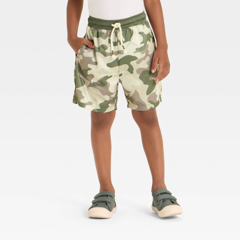 slide 1 of 3, Grayson Mini Toddler Boys' Mesh Camo Shorts - 12M, 1 ct