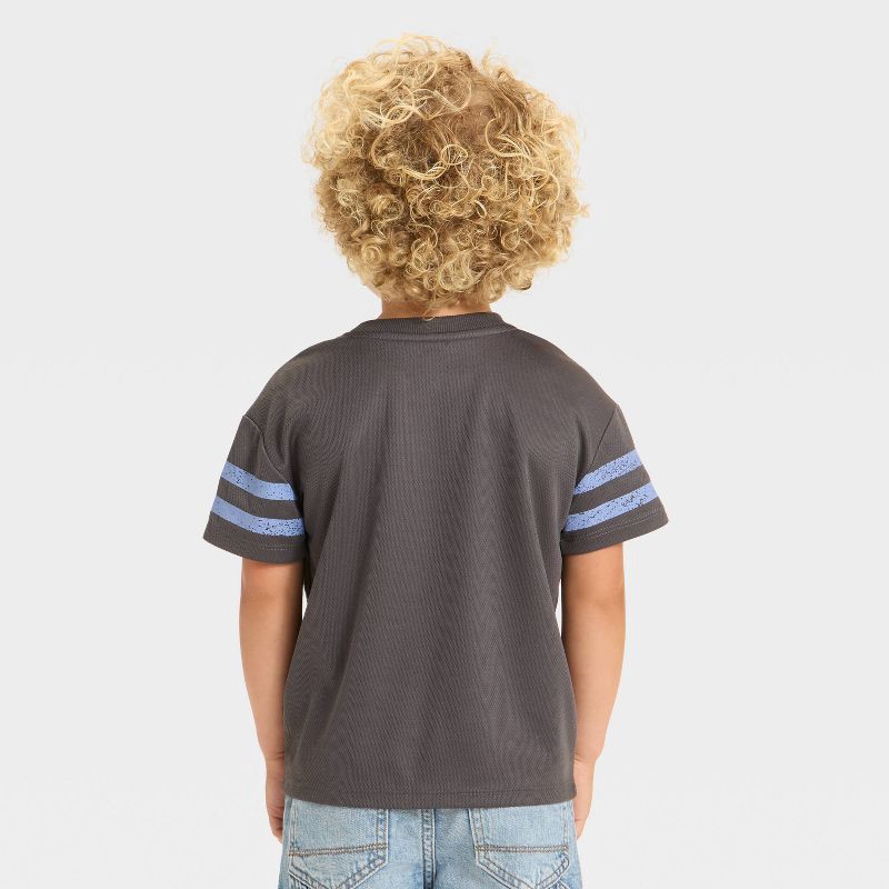 slide 2 of 3, Grayson Mini Toddler Boys' Mesh Jersey T-Shirt - Gray 5T, 1 ct