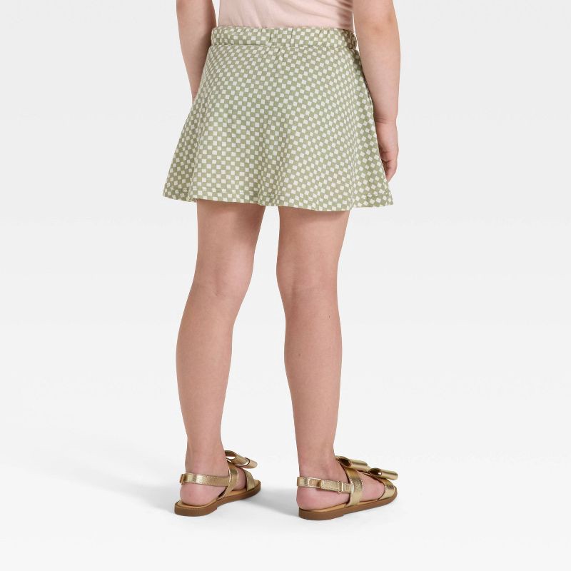 slide 3 of 3, Toddler Girls' Skort - Cat & Jack™ Light Olive 5T, 1 ct