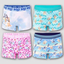 Girls' 4pk Bluey Boxer Briefs - 6