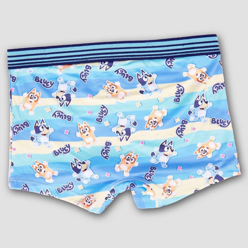 slide 3 of 4, Girls' 4pk Bluey Boxer Briefs - 8, 4 ct