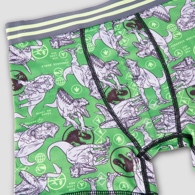 slide 4 of 4, Boys' Jurassic World Boxer Briefs - 6, 1 ct