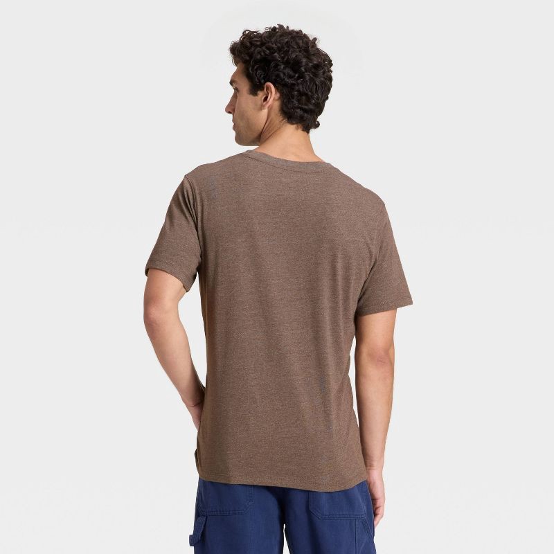 slide 2 of 3, Men's Every Wear Short Sleeve T-Shirt - Goodfellow & Co™ Brown L, 1 ct