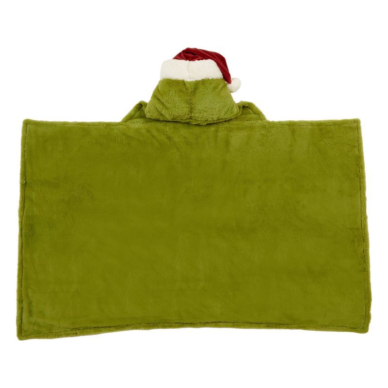 slide 3 of 5, The Grinch Kids' Hooded Blanket, 1 ct