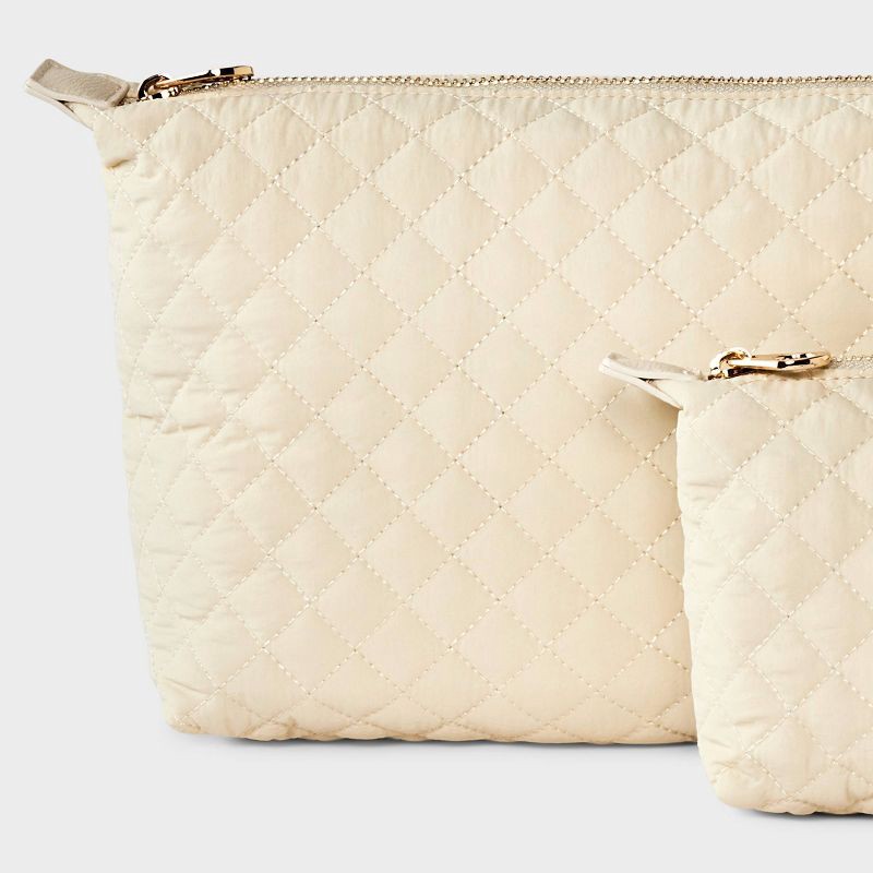 slide 4 of 5, Travel Bag Pouch System - Universal Thread™ Beige, 1 ct