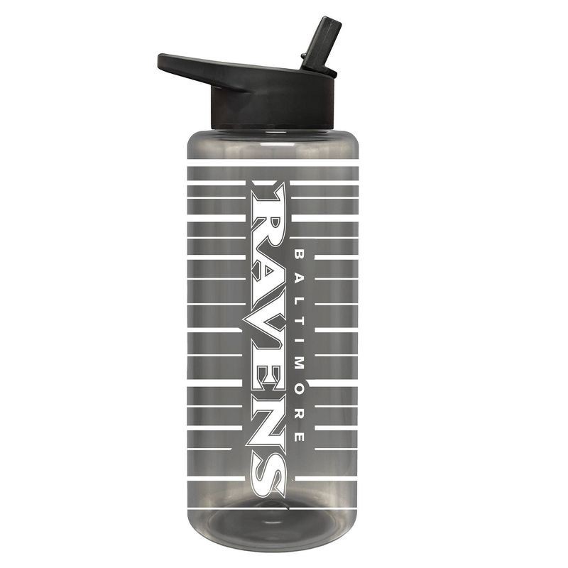 slide 3 of 6, NFL Baltimore Ravens Acrylic Water Bottle with UV Graphics - 34oz, 34 oz