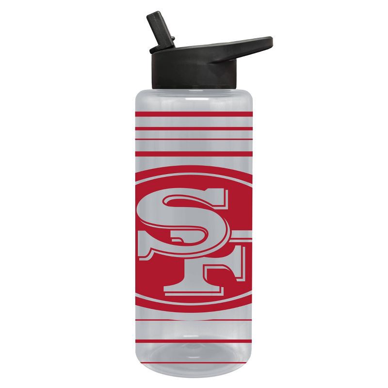 slide 2 of 4, NFL San Francisco 49ers Acrylic Water Bottle with UV Graphics - 34oz, 34 oz
