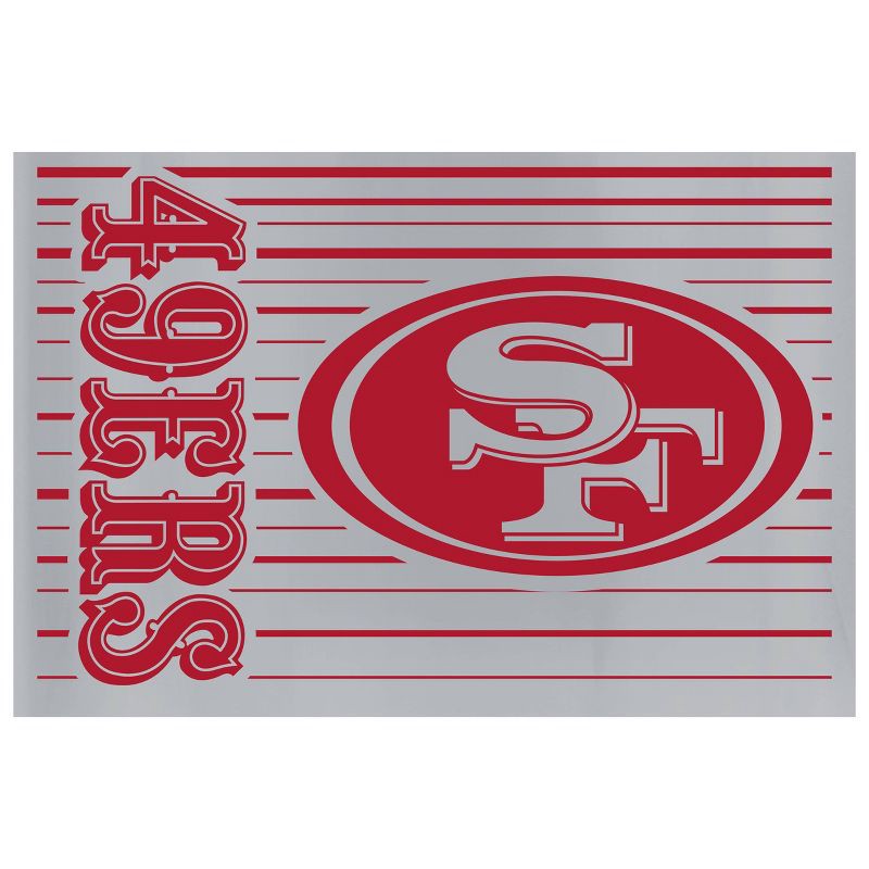 slide 4 of 4, NFL San Francisco 49ers Acrylic Water Bottle with UV Graphics - 34oz, 34 oz