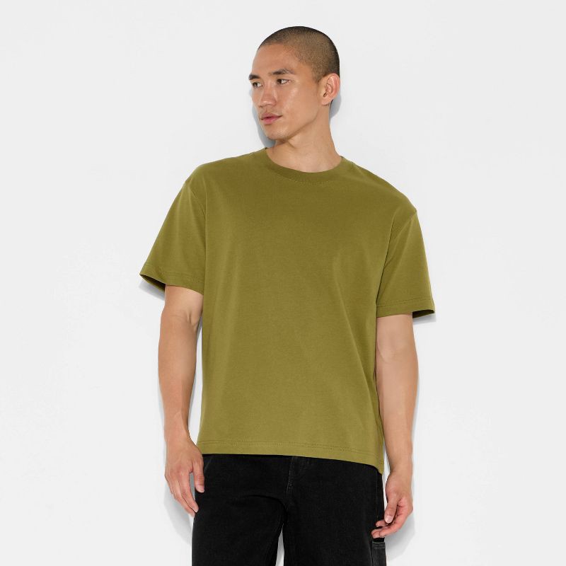 slide 2 of 3, Men's Short Sleeve T-Shirt - Original Use™ Olive Green XL, 1 ct