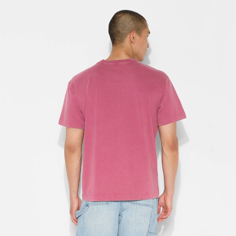 slide 3 of 3, Men's Short Sleeve T-Shirt - Original Use™ Cranberry M, 1 ct