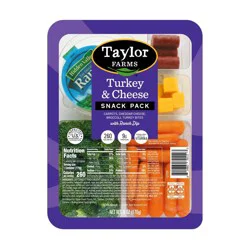 Taylor Farms Turkey and Cheese Snack Tray - 6oz