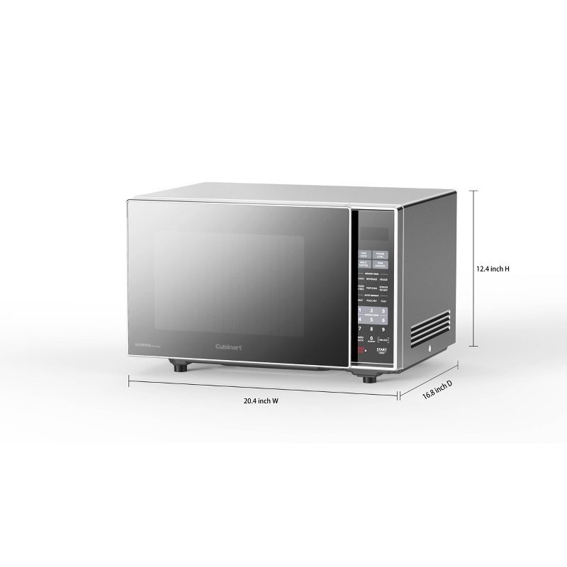 slide 4 of 5, Cuisinart 1.3 cu ft Inverter Mirror Microwave, 1 ct