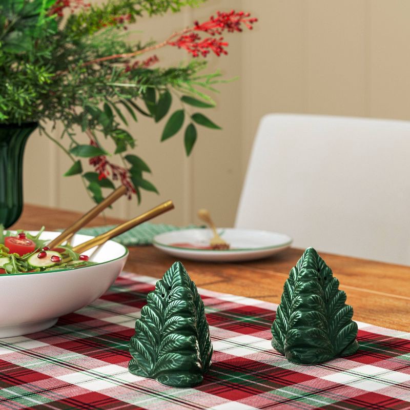 slide 2 of 3, Stoneware Trees Salt and Pepper Shaker - Threshold™, 1 ct
