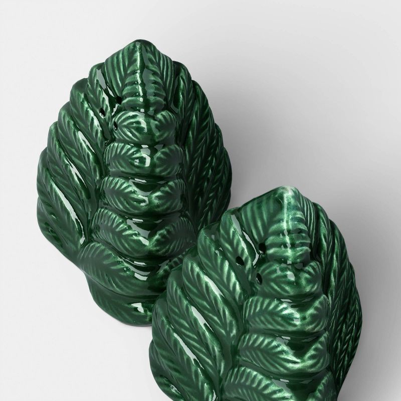 slide 3 of 3, Stoneware Trees Salt and Pepper Shaker - Threshold™, 1 ct