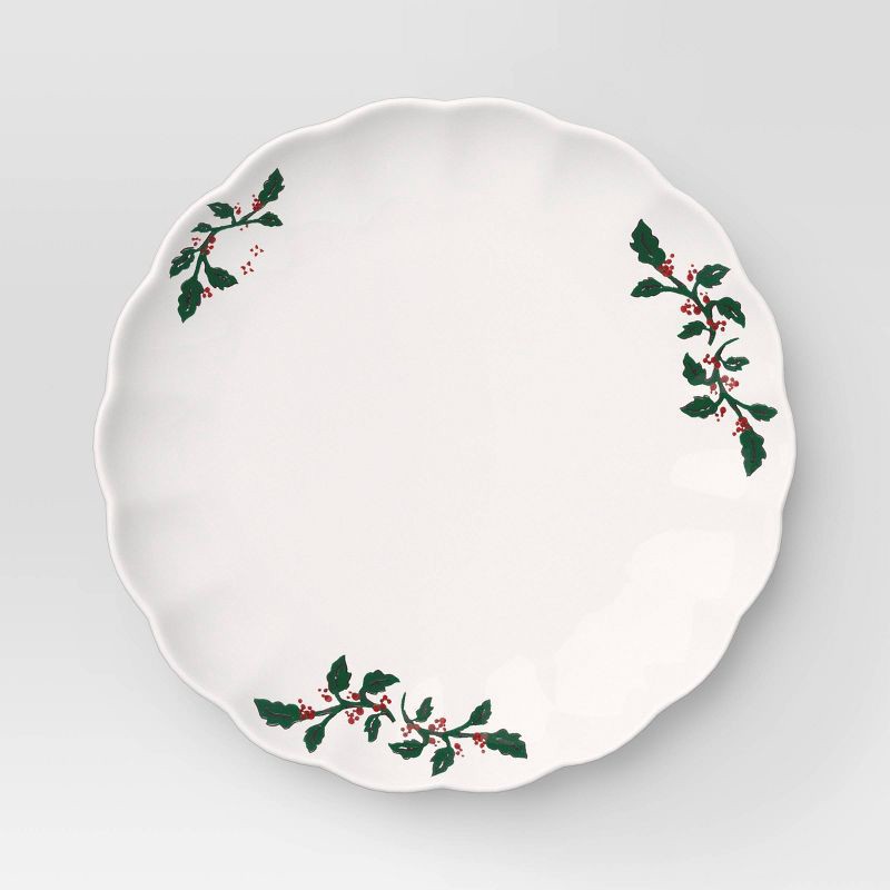 slide 3 of 3, Salad Plate Holly Berry - Threshold™, 1 ct