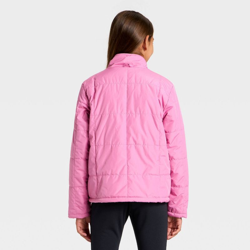 slide 4 of 4, Kids' 3-in-1 Jacket - All In Motion™ Pink XS, 1 ct