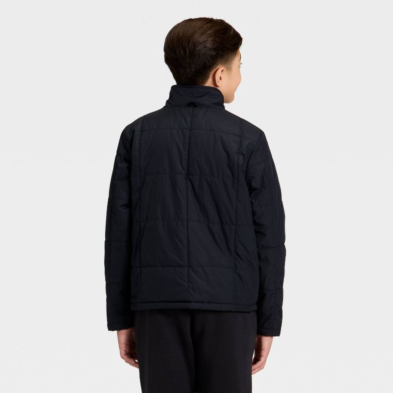 slide 4 of 4, Kids' 3-in-1 Jacket - All In Motion™ Black S, 1 ct