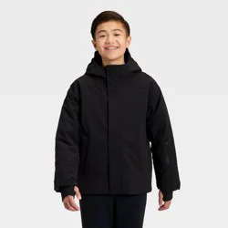 Kids' Hooded Snowsport Jacket - All In Motion™ Black M