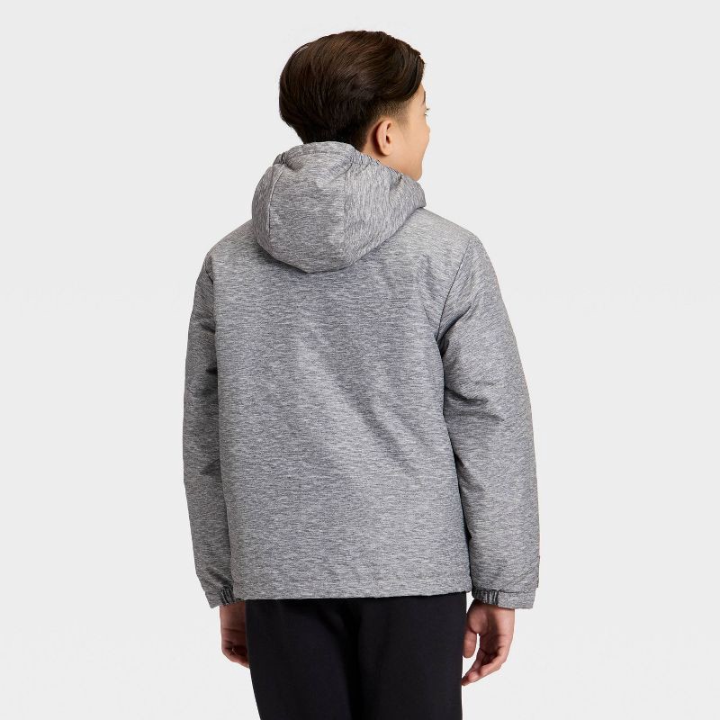 slide 2 of 4, Kids' 3-in-1 Jacket - All In Motion™ Heather Gray S, 1 ct