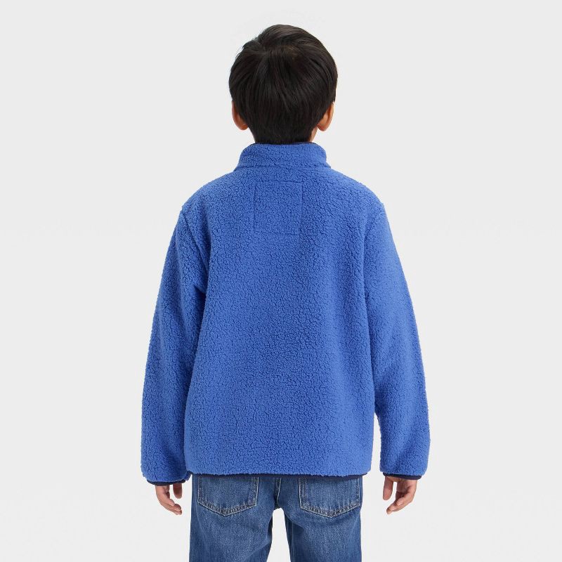 slide 2 of 3, Kids' Fleece - Cat & Jack™ Navy Blue Marker S, 1 ct